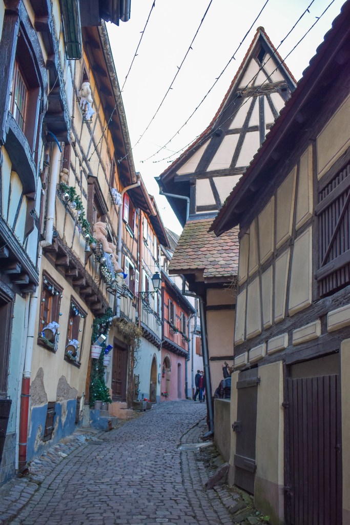 ruelle d'Eguisheim à Noël