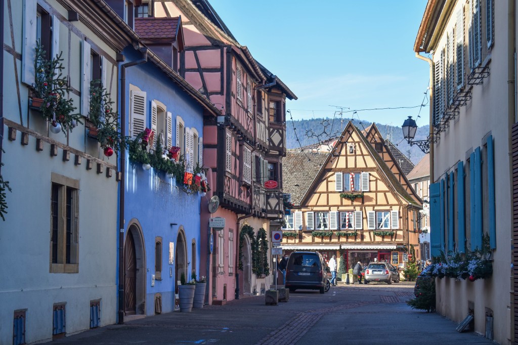 ruelle d'Eguisheim à Noël