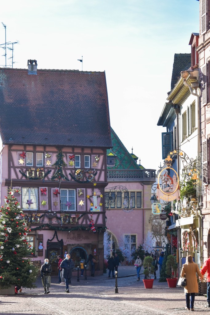 ruelle de colmar à Noël