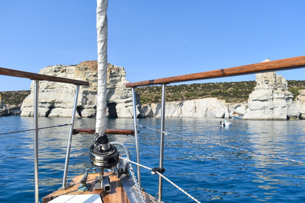 croisière en voilier à Kleftiko sur l'île de Milos
