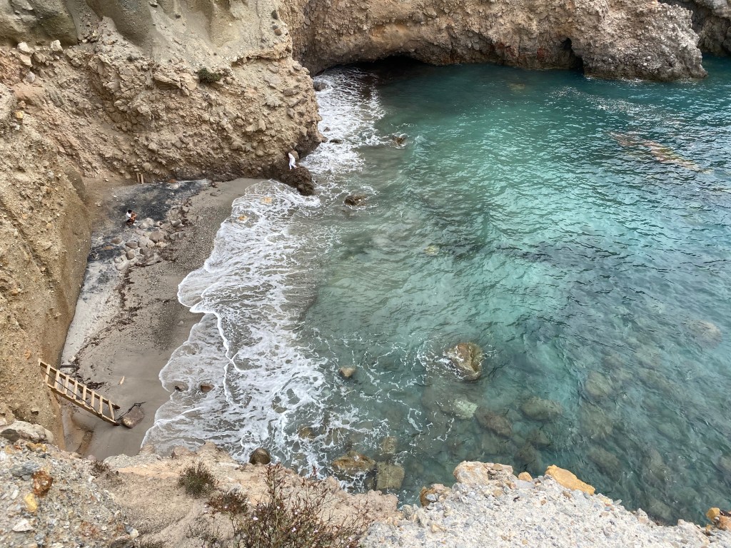plage de tsigrados vue d'en haut