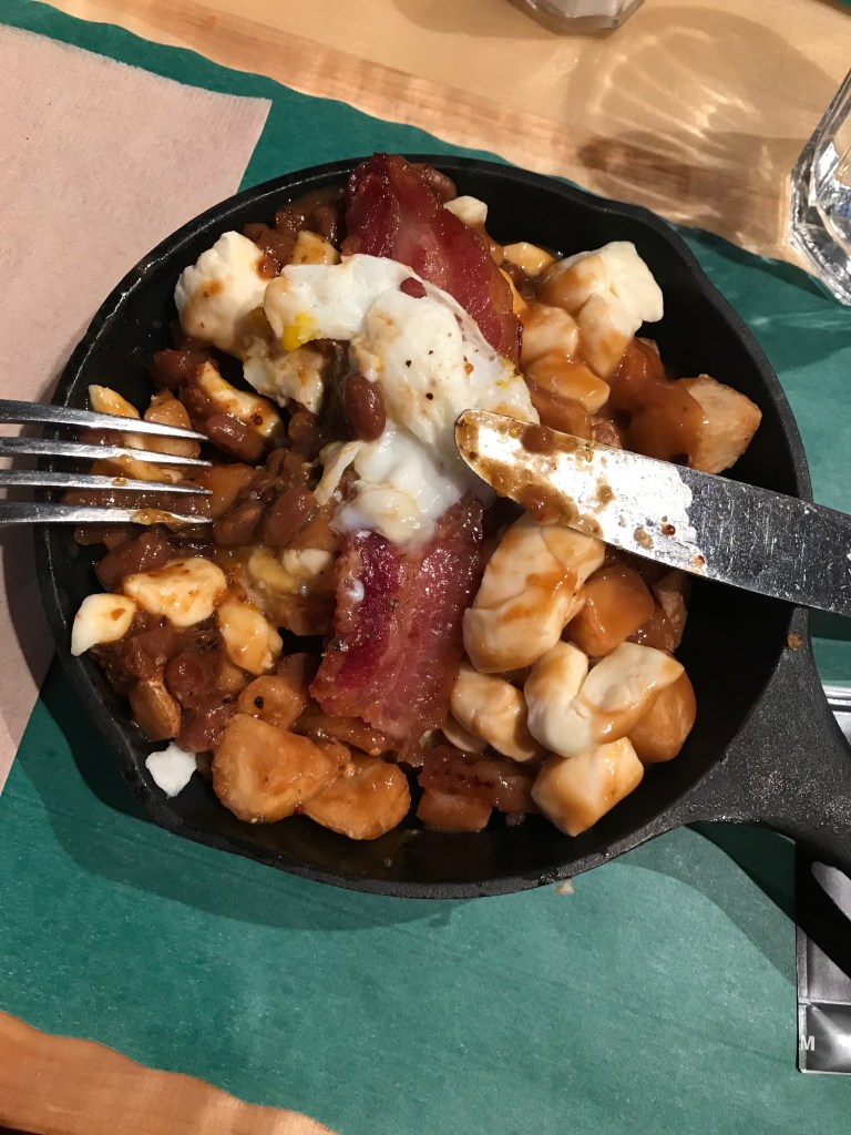 Poutine à la bûche