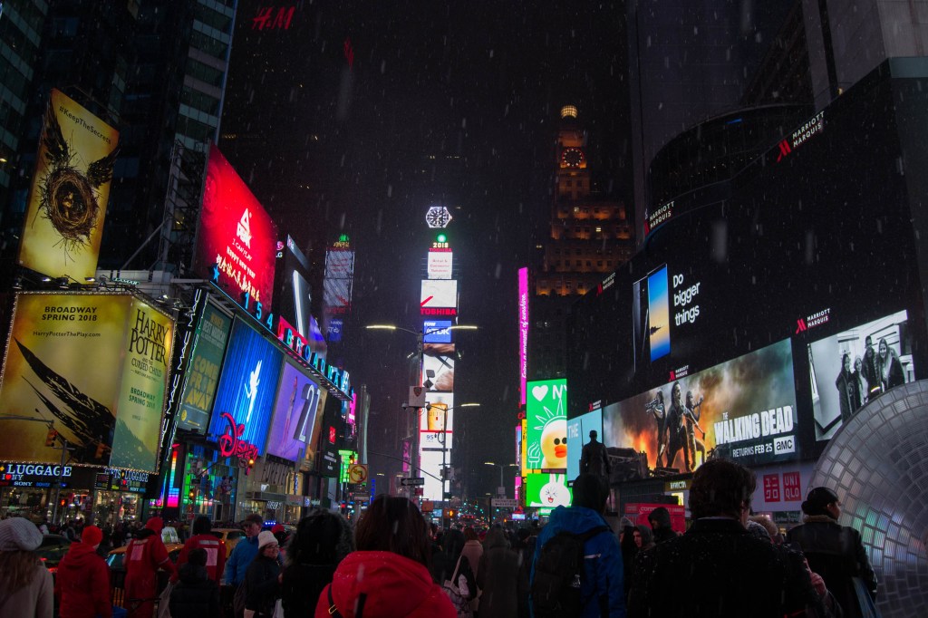 Times square de nuit