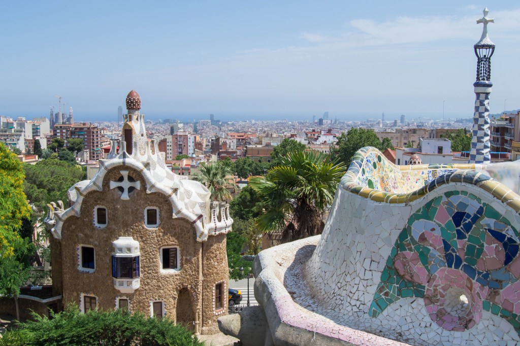 Parc Guell à Barcelon en Espagne