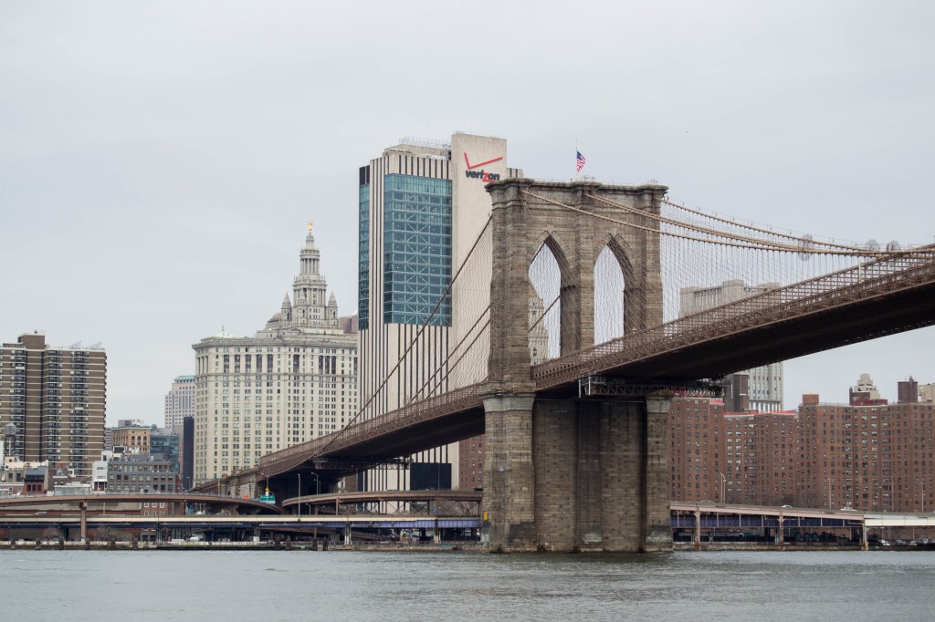 vue sur le pont de Brooklyn