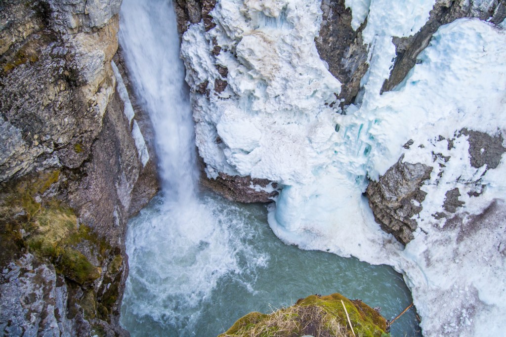 Cascade au Johnston Canyon