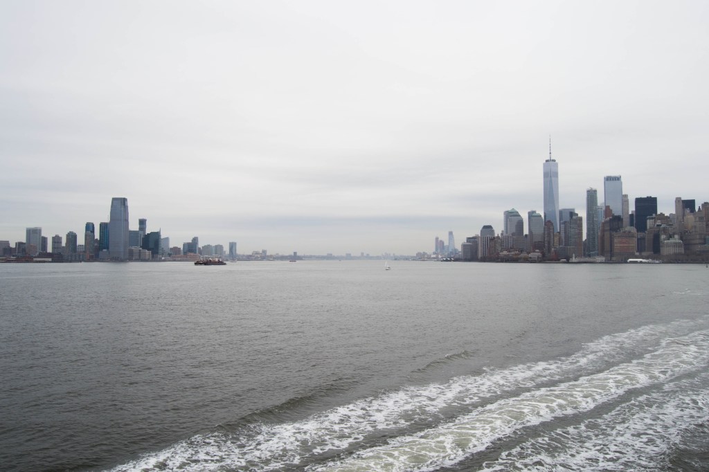 vue sur new york depuis le bateau