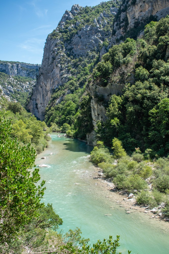 sentier blanc martel dans les gorges du verdon