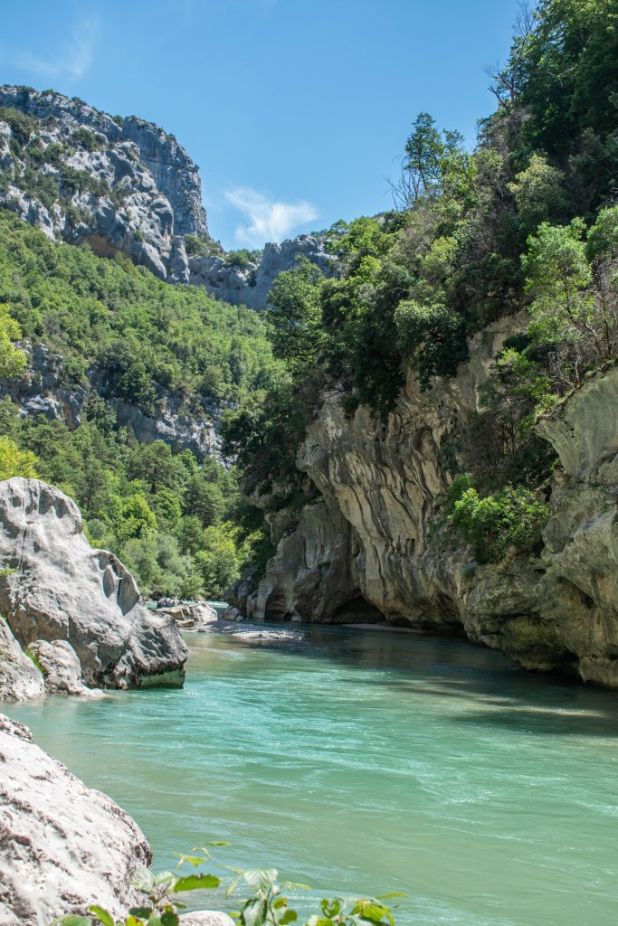 sentier blanc martel dans les gorges du verdon