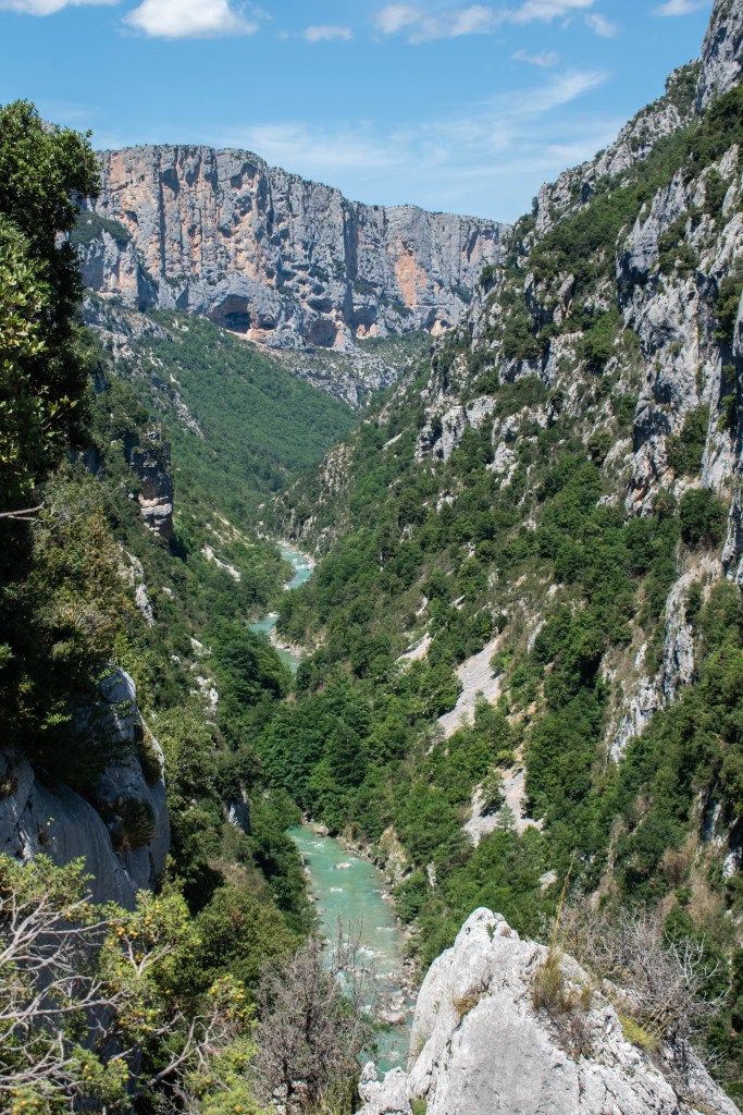 sentier blanc martel dans les gorges du verdon
