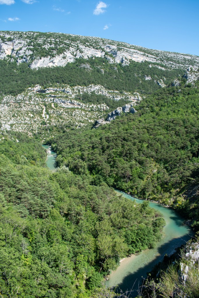 sentier blanc martel dans les gorges du verdon