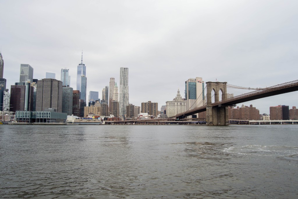 vue sur le pont de Brooklyn
