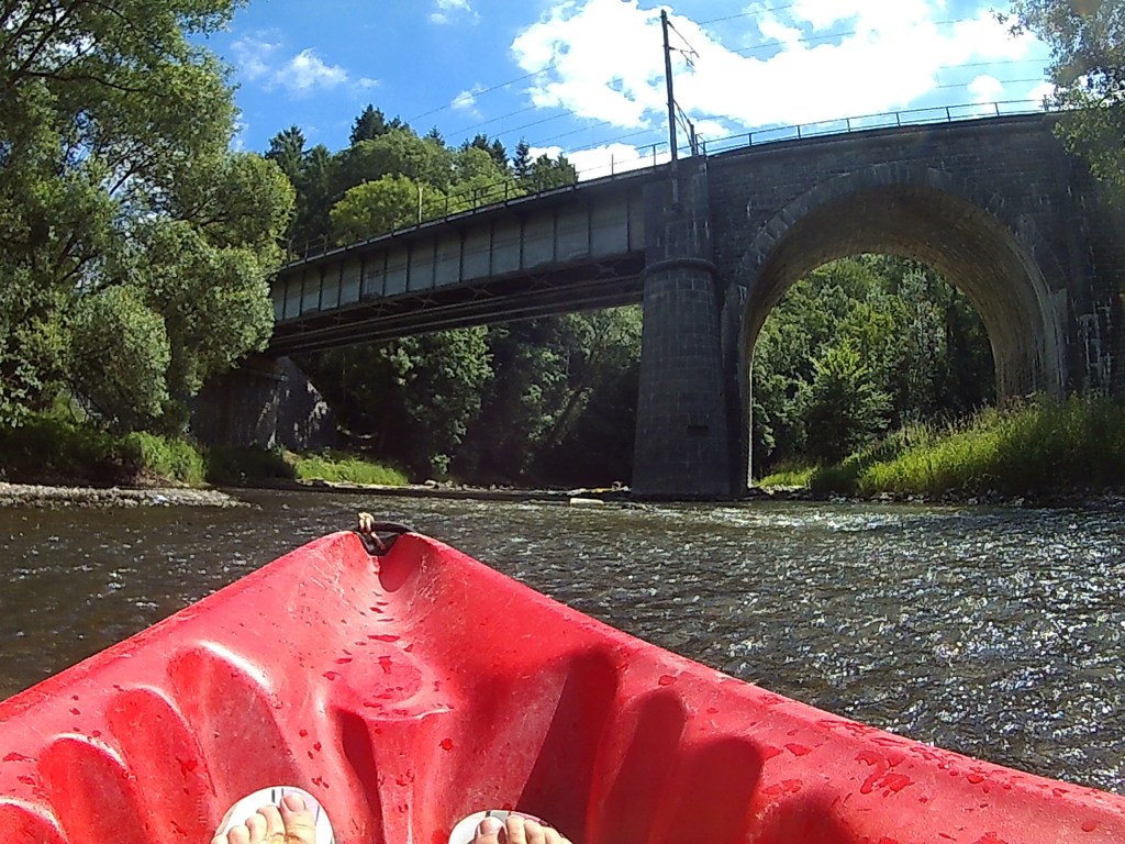 descente de la Lesse en kayak