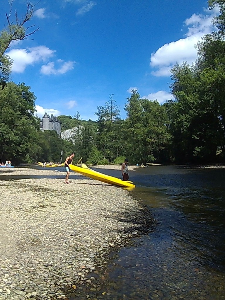 descente de la Lesse en kayak