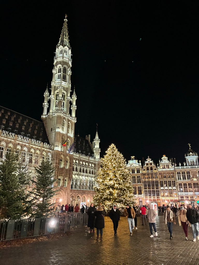grand place de bruxelles à noël