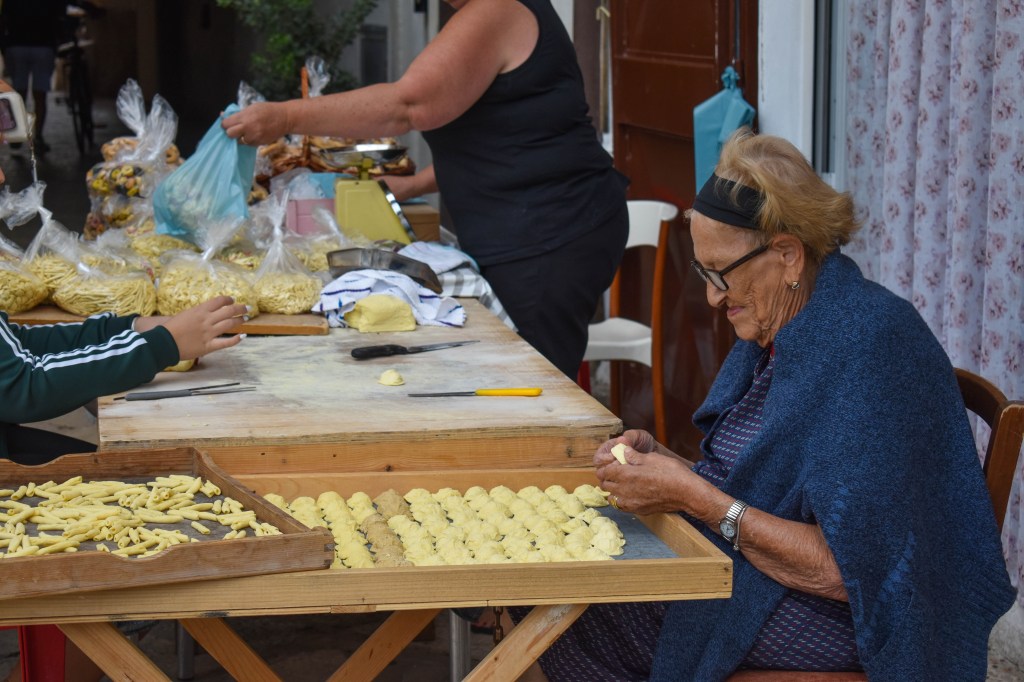 orrechiette faits main à Bari