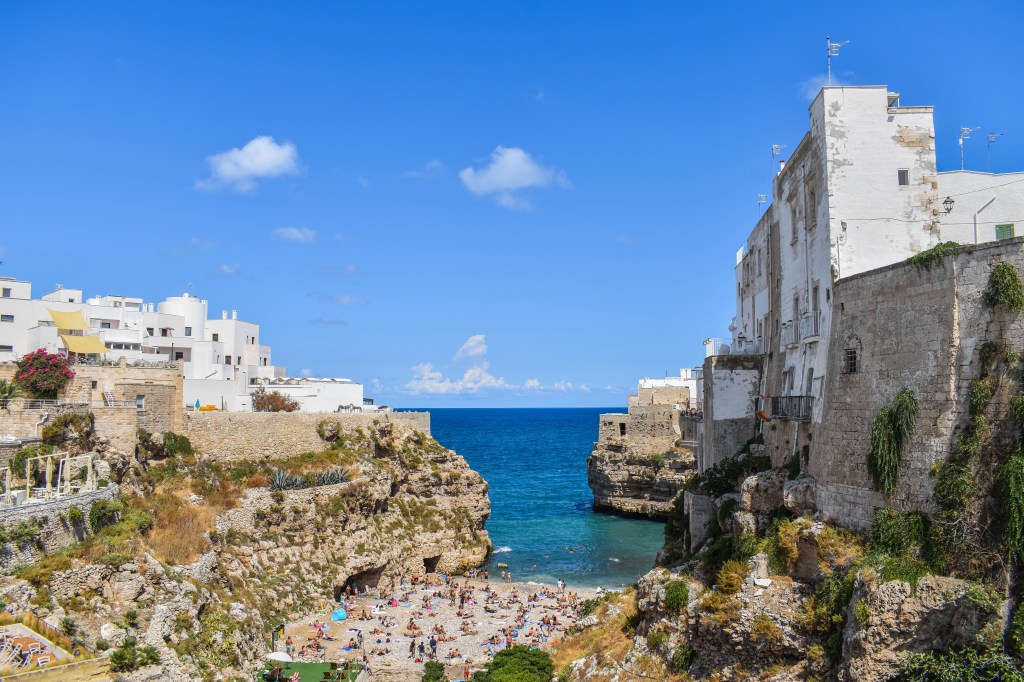 plage de Polignano a mare