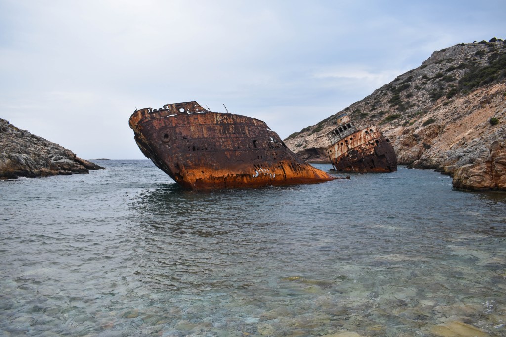 bateau Olympia échoué