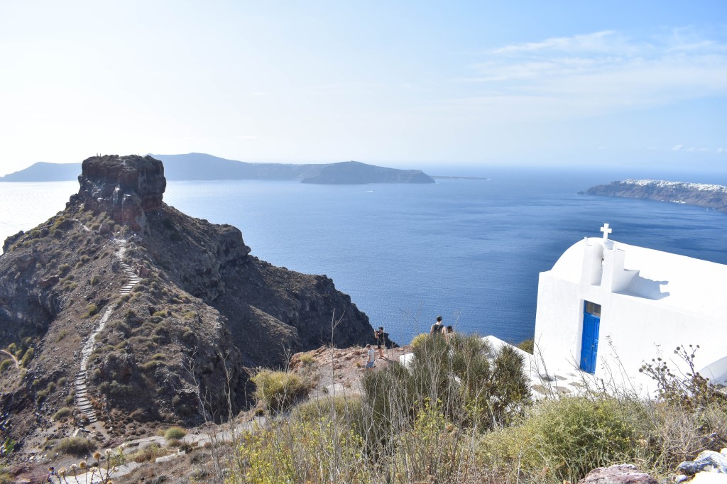 rocher skaros de Santorin