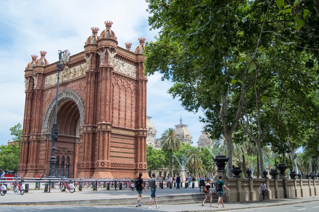 arc de triomphe de Barcelone