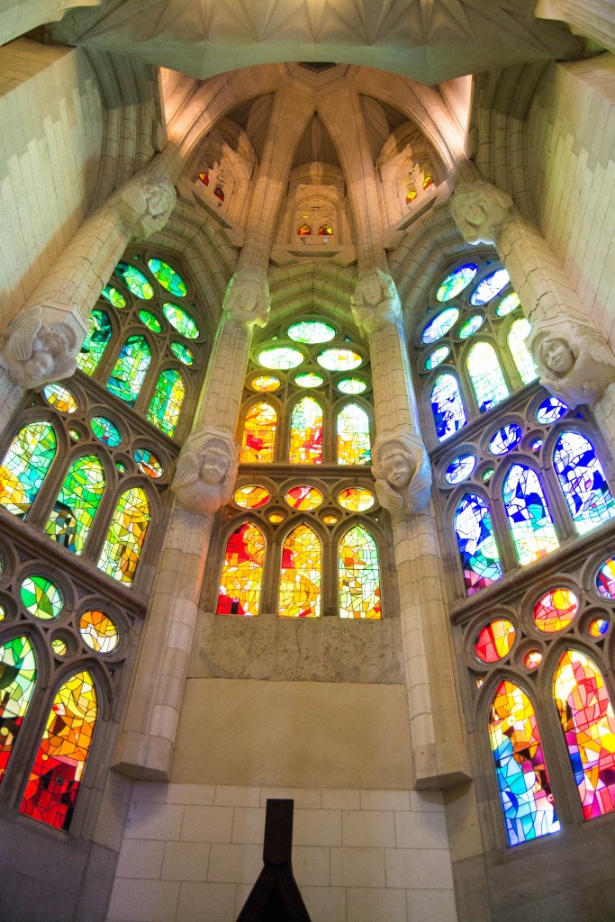 Intérieur de la Sagrada familia