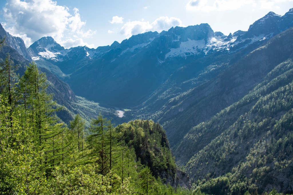 col Vrsic pass montagnes slovènes